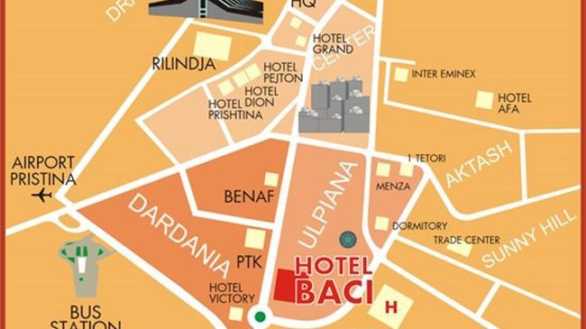 Hotel Baci Pristina Bekvämligheter bild